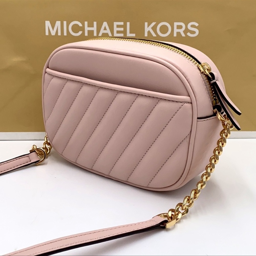 MICHAEL KORS ROSE SM OVAL CAMERA XBODY POWDER BLS - Picture 6 of 15